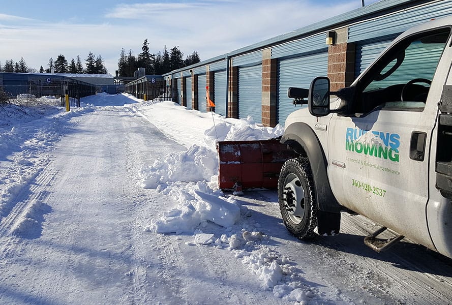 truck snow plow in Bellingham